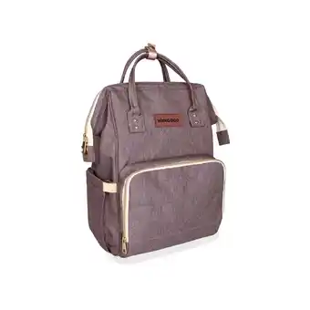 Netto Marken-Discount Kikkaboo Wickeltasche Siena, Rucksack, Wickelunterlage, Grifflänge einstellbar beige/braun Angebot