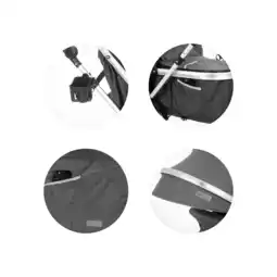 Netto Marken-Discount Chipolino Kombikinderwagen Havana 2 in 1 faltbar Tragetasche Sportsitz bis 22 kg grau schwarz Angebot