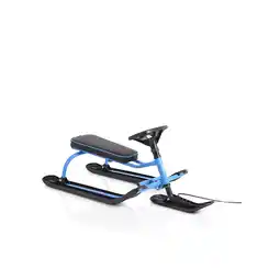 Netto Marken-Discount Byox Kinderschlitten Vihren Lenkschlitten, Lenkrad, Zugseil, wasserdichter Sitz blau Angebot