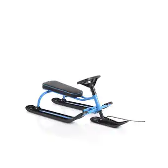 Netto Marken-Discount Byox Kinderschlitten Vihren Lenkschlitten, Lenkrad, Zugseil, wasserdichter Sitz blau Angebot
