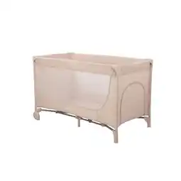 Netto Marken-Discount Kikkaboo Reisebett Medley, Seiteneingang, weiche Matratzenauflage, Netzfenster beige/braun Angebot