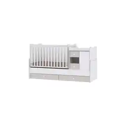 Netto Marken-Discount Lorelli Babybett, Jugendbett 3 in 1 Mini Max umbaubar, für 2 Kinder gleichzeitig hellgrau Angebot