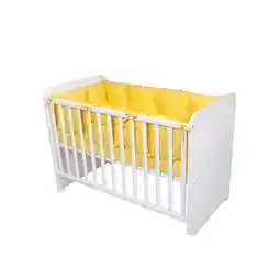 Netto Marken-Discount Lorelli Babybett-Nestchen 4-teilig rundum, Babybett 120 x 60 cm, 100% Baumwolle gelb Angebot