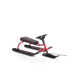 Netto Marken-Discount Byox Kinderschlitten Vihren Lenkschlitten, Lenkrad, Zugseil, wasserdichter Sitz rot Angebot