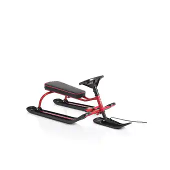 Netto Marken-Discount Byox Kinderschlitten Vihren Lenkschlitten, Lenkrad, Zugseil, wasserdichter Sitz rot Angebot