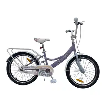Netto Marken-Discount Makani Kinderfahrrad Solano 20 Zoll Klingel, Reflektoren, V-Bremsen, verstellbar lila Angebot