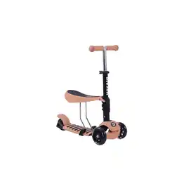 Netto Marken-Discount Makani Kinderroller Pastell 3 in 1, Dreirad, LED-Vorderräder, Hinterradbremse beige Angebot