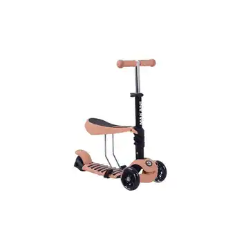 Netto Marken-Discount Makani Kinderroller Pastell 3 in 1, Dreirad, LED-Vorderräder, Hinterradbremse beige Angebot