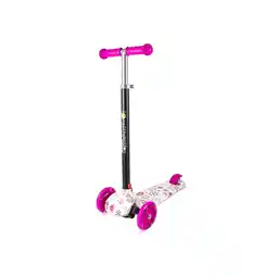 Netto Marken-Discount Lorelli Kinderroller Yuppee, 3 PU-Räder mit Licht, höhenverstellbar, Bremse pink Angebot