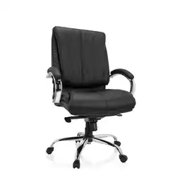 Netto Marken-Discount hjh OFFICE XXL Drehstuhl XXL H 100 Kunstleder mit Armlehnen Angebot