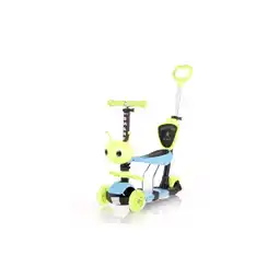 Netto Marken-Discount Lorelli Scooter Smart Plus 5 in 1 verstellbar PU Räder leuchten ABEC-7 Lager hellgrün Angebot