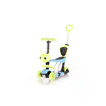 Netto Marken-Discount Lorelli Scooter Smart Plus 5 in 1 verstellbar PU Räder leuchten ABEC-7 Lager hellgrün Angebot