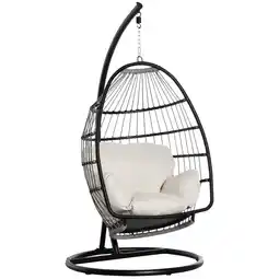 Netto Marken-Discount Outsunny Hängesessel Metall, Polyester, PP Baumwolle Angebot