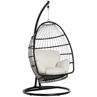 Netto Marken-Discount Outsunny Hängesessel Metall, Polyester, PP Baumwolle Angebot