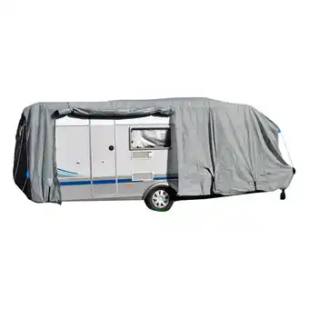 Netto Marken-Discount GreenYard Wohnwagen Abdeckplane mit Reflektoren Größe XL 670 x 250 x 220 cm Angebot