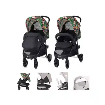 Netto Marken-Discount Lorelli Kinderwagen Buggy Martina Fußabdeckung, Frontbügel abnehmbar, Sonnendach bunt Angebot