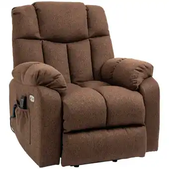 Netto Marken-Discount HOMCOM Fernsehsessel mit Aufstehhilfe Polyester, Stahl Angebot