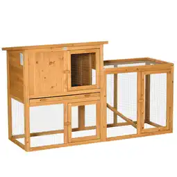 Netto Marken-Discount PawHut Kaninchenstall Tannenholz Angebot