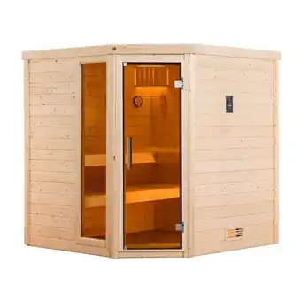 Netto Marken-Discount weka Premium Massivholz-Sauna TURKU Gr. 2 Sparset 7,5 kW OS inkl. digitaler Steuerung Angebot