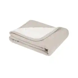 Netto Marken-Discount Kikkaboo Babydecke gestrickt Dream big 100 x 75 cm, Schmusedecke, 100% Baumwolle hellbraun Angebot