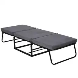 Netto Marken-Discount HOMCOM Klappbett Polyester, Stahl, Schaumstoff Angebot