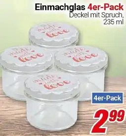 CENTERSHOP Einmachglas Angebot