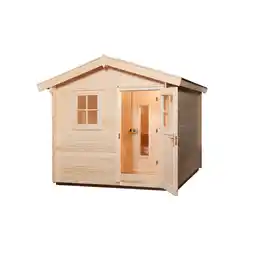 Netto Marken-Discount weka Saunahaus MIKKELI Sparset 7,5 kW OS inkl. digitaler Steuerung, natur Angebot