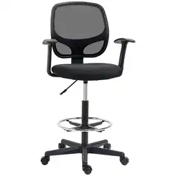 Netto Marken-Discount Vinsetto Zeichenstuhl Mesh(100% Polyester), Schaumstoff, Stahl, Nylon Angebot