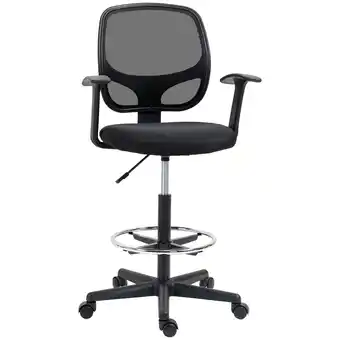 Netto Marken-Discount Vinsetto Zeichenstuhl Mesh(100% Polyester), Schaumstoff, Stahl, Nylon Angebot