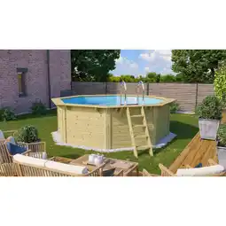 Netto Marken-Discount Karibu Pool Netto 1 SET kdi mit Innenhülle blau, Skimmer Angebot