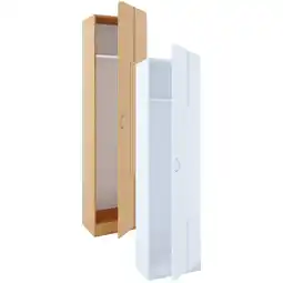 Netto Marken-Discount VCM Holz Flurschrank stehend Maße: H. 196 x B. 55 x T. 36 cm 1 große Tür mit Ablage - Balia Angebot