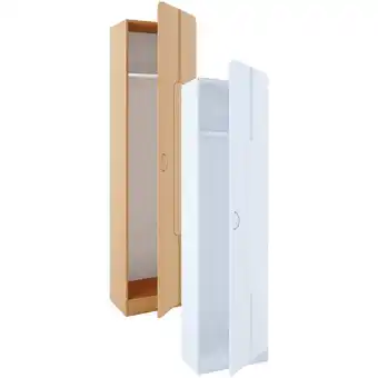Netto Marken-Discount VCM Holz Flurschrank stehend Maße: H. 196 x B. 55 x T. 36 cm 1 große Tür mit Ablage - Balia Angebot