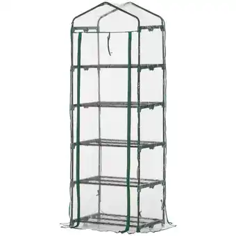 Netto Marken-Discount Outsunny Gewächshaus Stahl, Kunststoff Angebot