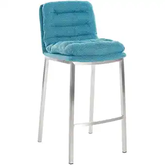 Netto Marken-Discount CLP Barhocker Dundalk Stoff I Thekenhocker Mit Stoffbezug I Tresenhocker Mit Metallgestell Angebot