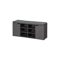 Netto Marken-Discount Schuhschrank mit Sitzkissen und Türen - versch. Ausführungen - Grau Angebot