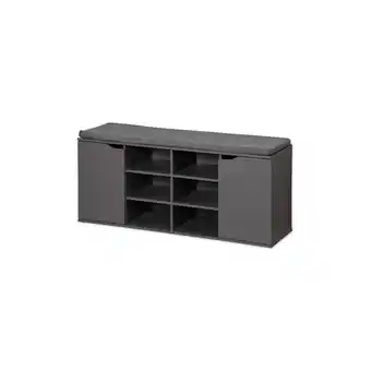 Netto Marken-Discount Schuhschrank mit Sitzkissen und Türen - versch. Ausführungen - Grau Angebot