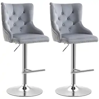 Netto Marken-Discount HOMCOM Barhocker-Set Polyester(100%), Stahl, Schaumstoff Angebot