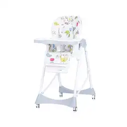 Netto Marken-Discount Chipolino Kinderhochstuhl Bambino Fußstütze verstellbar klappbar Sicherheitsgurt grau Angebot