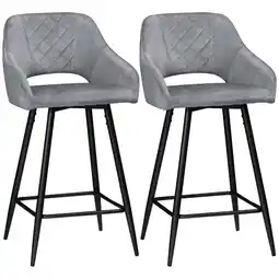 Netto Marken-Discount HOMCOM Barhocker Polyester, Stahl Angebot