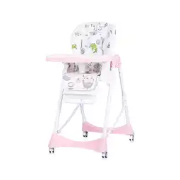 Netto Marken-Discount Chipolino Kinderhochstuhl Bambino Fußstütze verstellbar klappbar Sicherheitsgurt rosa Angebot