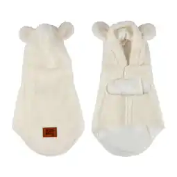Netto Marken-Discount Hundejacke Teddyfleece mit Ohren beige Gr. L Angebot