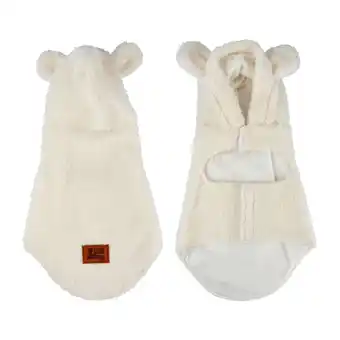 Netto Marken-Discount Hundejacke Teddyfleece mit Ohren beige Gr. L Angebot
