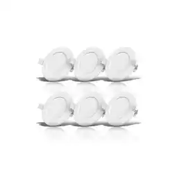 Netto Marken-Discount LED Einbauleuchten-Set, weiß, 6xLED-Modul/6W Angebot