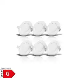 Netto Marken-Discount LED Einbauleuchten-Set, weiß, 6xLED-Modul/6W Angebot