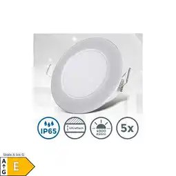 Netto Marken-Discount LED Einbauleuchten, IP65, 5er-Set, weiß, 5xLED/3W Angebot