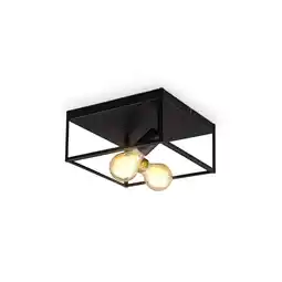 Netto Marken-Discount Deckenleuchte, schwarz, 2xE27 max. 60W exkl Angebot