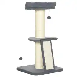 Netto Marken-Discount PawHut Kratzbaum Spanplatte, Lammfell-Imitat, Sisal Angebot