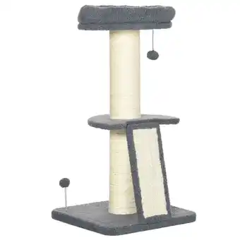 Netto Marken-Discount PawHut Kratzbaum Spanplatte, Lammfell-Imitat, Sisal Angebot