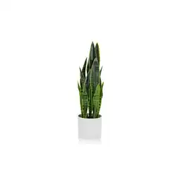 Netto Marken-Discount hjh OFFICE Kunstpflanze SANSEVIERIA Kunststoff, Stoff Angebot
