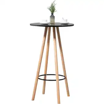 Netto Marken-Discount CLP Stehtisch Livia rund I Bartisch Rund I Bistrotisch Aus Holz Angebot